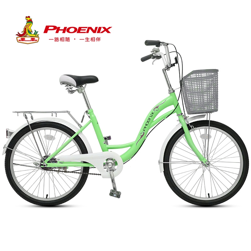 凤凰(PHOENIX)自行车2022寸城市车轻便通勤男女式学生复古淑女车单车