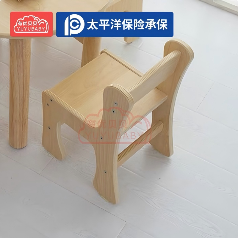 有优贝贝华森葳维也纳一桌六椅托育桌椅柜早教中心玩具幼教椅组合围栏高清大图