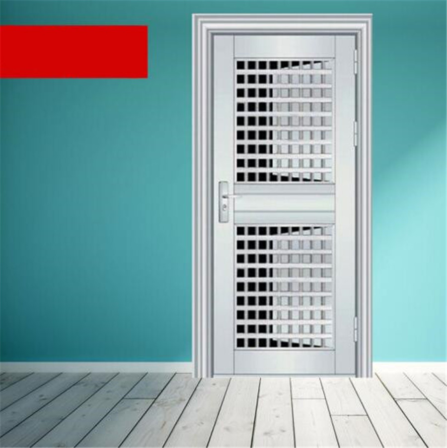 林剑翔不锈钢镂空防盗门架单开ljx-d952安全防护门架