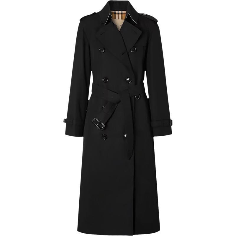 博柏利/巴宝莉 burberry 女款棉质滑铁卢版型长款heritage trench风衣