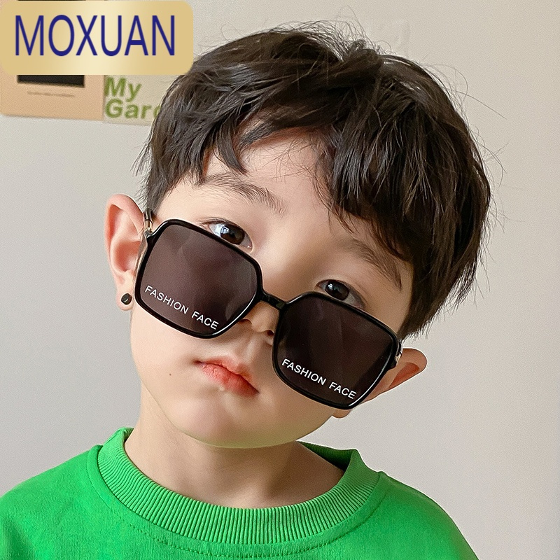 MOXUAN儿童太阳眼镜男童宝宝墨镜韩系百搭女童太阳镜潮时尚走秀