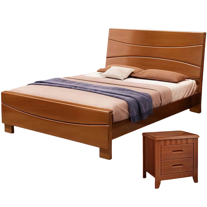 豫龙都 宿舍床+床头柜 1.2m套高清大图