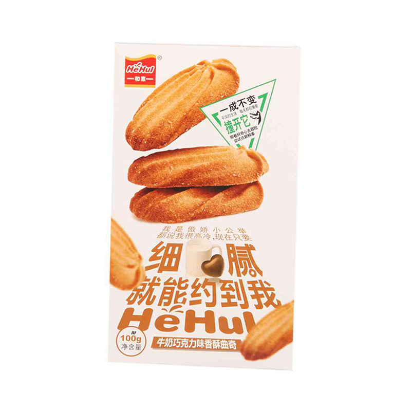 和惠牛奶巧克力味香酥曲奇100g