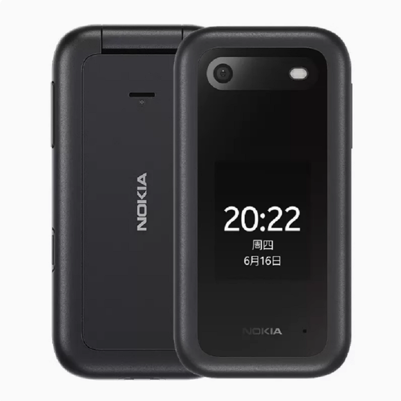 诺基亚(NOKIA)2660 Flip4G全网通翻盖老年机超长待机老人手机大屏大字学生商务老人机 黑色
