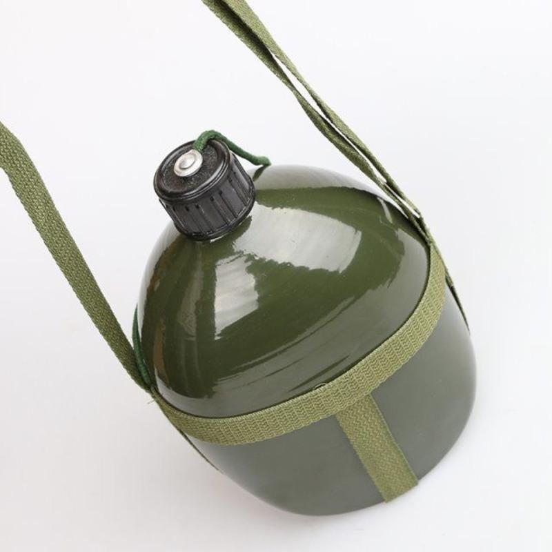 老式水壶怀旧老款全铝无复古保温特质加厚大容量背带87式年代款