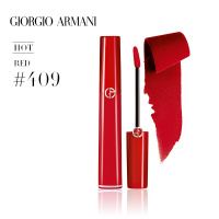 Armani/阿玛尼红管唇釉丝绒哑光口红烂番茄色405/400 409活力红