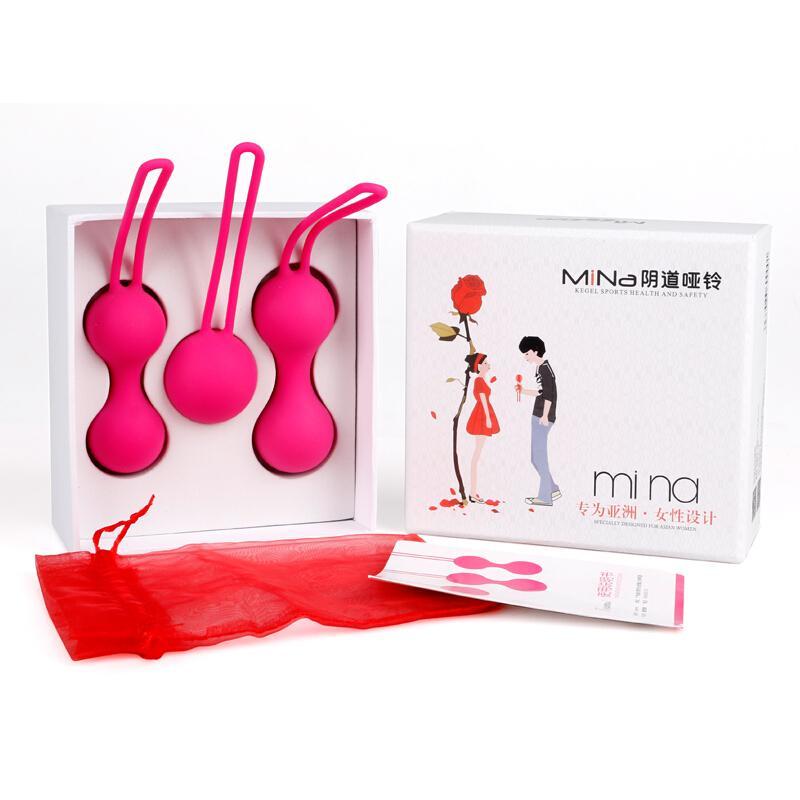 mina球谜娜女用私处哑铃缩阴球紧致器具成人情趣性用品