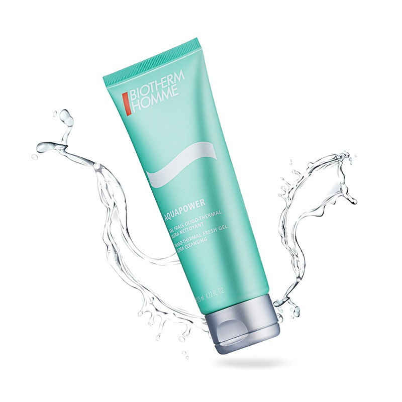 碧欧泉(BIOTHERM)男士新水动力洁面乳125ml(洗面奶 男士护肤 补水保湿 去角质净澈毛孔)温和清洁