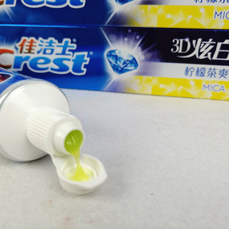 佳洁士 炫白牙膏[柠檬茶爽] 120g(单位:支)