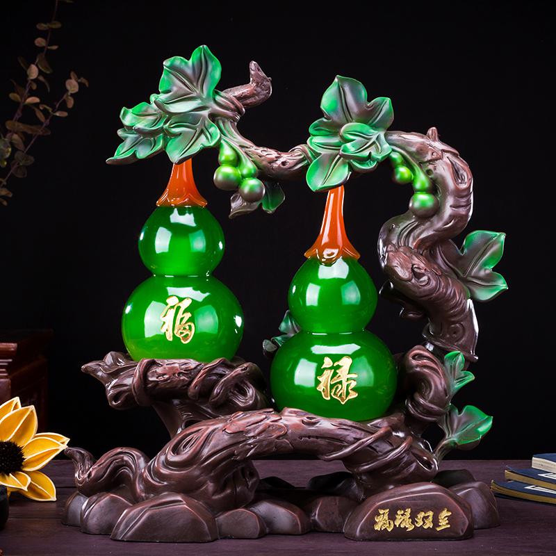 美帮汇葫芦摆件酒柜红酒架客厅电视柜创意玄关室内家居装饰品工艺品高清大图