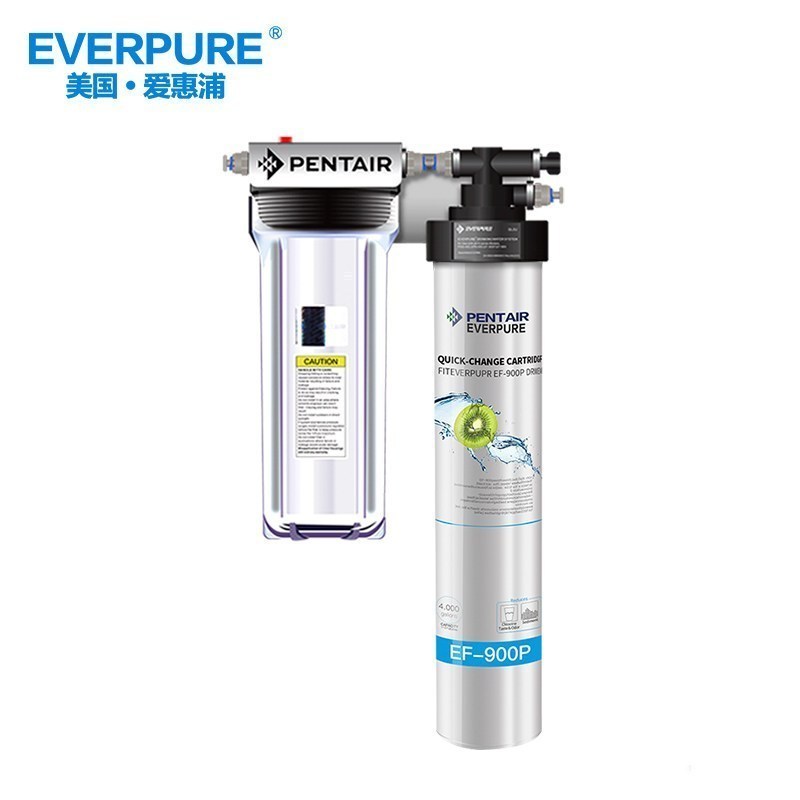 爱惠浦(EVERPURE) EF-900P升级版净水器厨下式家用矿物质直饮净水机母婴款 超大流量0废水美国原装进口主滤芯