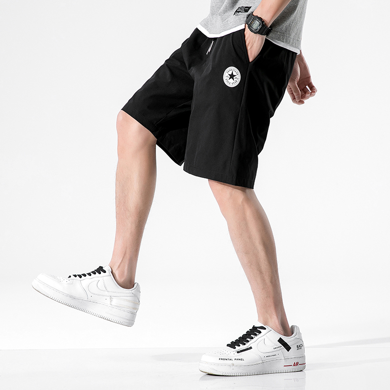 传奇保罗夏季短裤时尚休闲运动男士百搭休闲短裤潮流个性宽松男装裤子