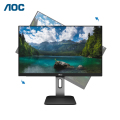 AOC 24P1U 23.8英寸 IPS屏 1.5mm微边框 广色域106%sRGB低蓝光旋转升降液晶商用显示器
