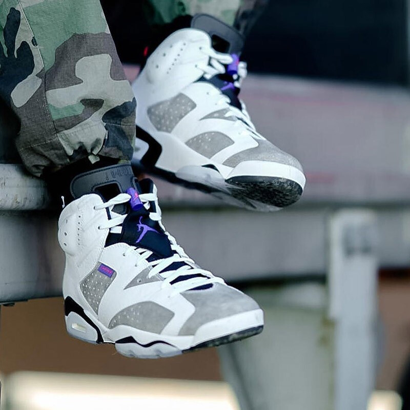 耐克nikeairjordan6flintaj6燧石男子篮球鞋紫外线其他非真皮中帮复合