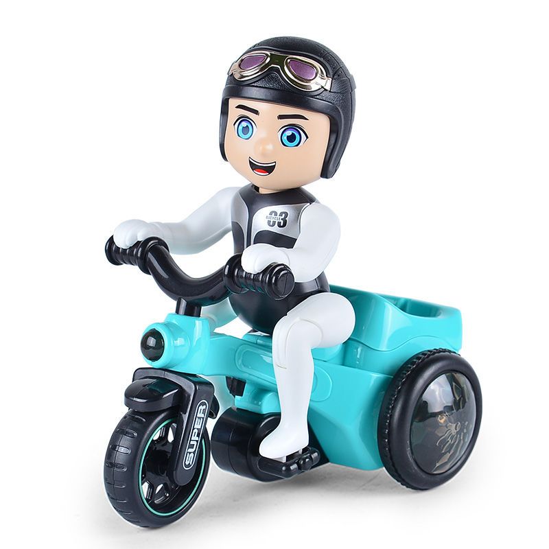 抖音同款灯光音乐特技三轮车摩托车儿童汽车益智电动玩具报价 参数 图片 视频 怎么样 问答 苏宁易购