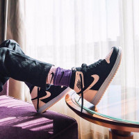 耐克男女鞋 Nike Air Jordan 1 High AJ1 脏粉黑粉脚趾黑曜石北卡蓝男女情侣鞋休闲运动高帮篮球鞋