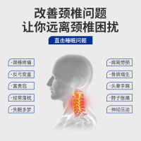 雪天鹅(xuetiane)颈椎枕头圆柱牵引泰国乳胶枕护颈专用水滴睡眠颈椎枕脊椎圆枕修复