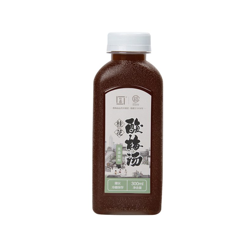 怡泰无添加剂桂花酸梅汤300ml*6瓶