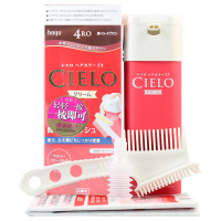 宣若(CIELO)染发霜 4RO 深玫瑰棕(日本原装进口染发剂 健康遮盖白发染发膏)