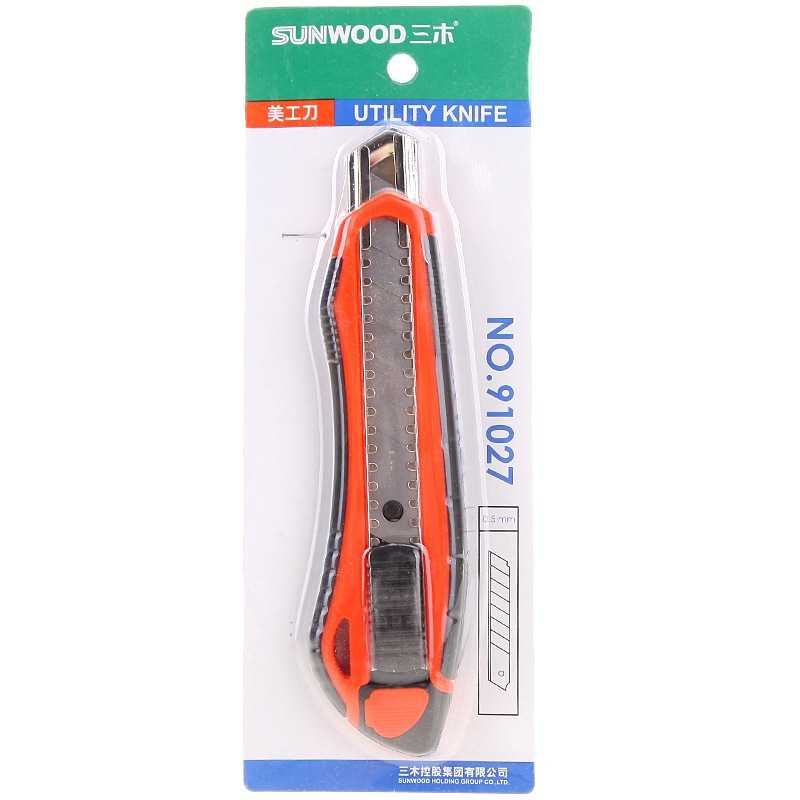 SUNWOOD三木91027高级大号美工刀 多色可选