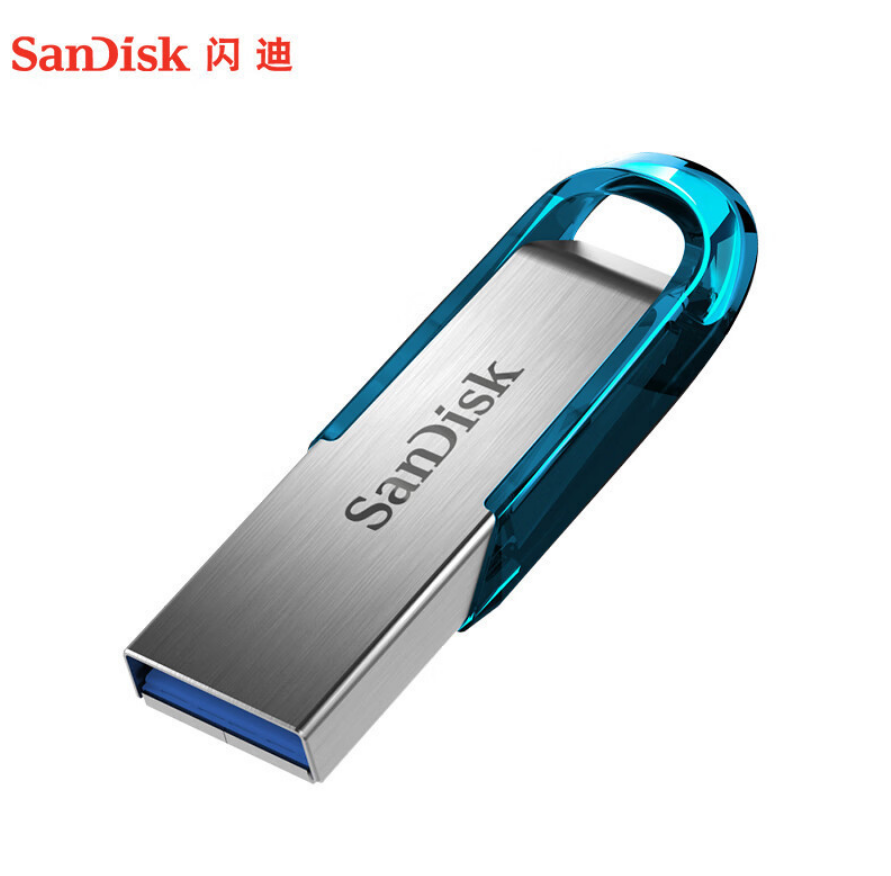 闪迪(SanDisk) 32GBU盘 CZ73安全加密 高速读写学习办公投标电脑车载女生金属优盘USB3.0颜色随机