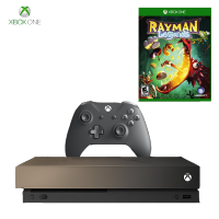 微软（Microsoft） Xbox One X 1TB 家庭娱乐游戏机 Xbox 天蝎座 送雷曼传奇
