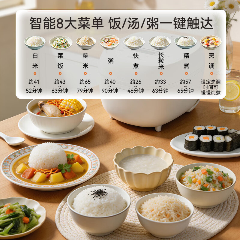 虎牌(TIGER)微电脑电饭煲 远红外双热源氟素不沾涂层 大容量家用电饭煲 2-4人 3L JBT-A10C 黑色高清大图