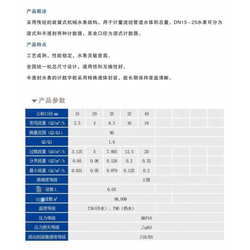 力盾 可拆式水平螺翼式水表 LXS-E DN300 只