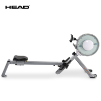 HEAD海德纸牌屋玻璃划船机家用磁控折叠划船器划船健身器材R5