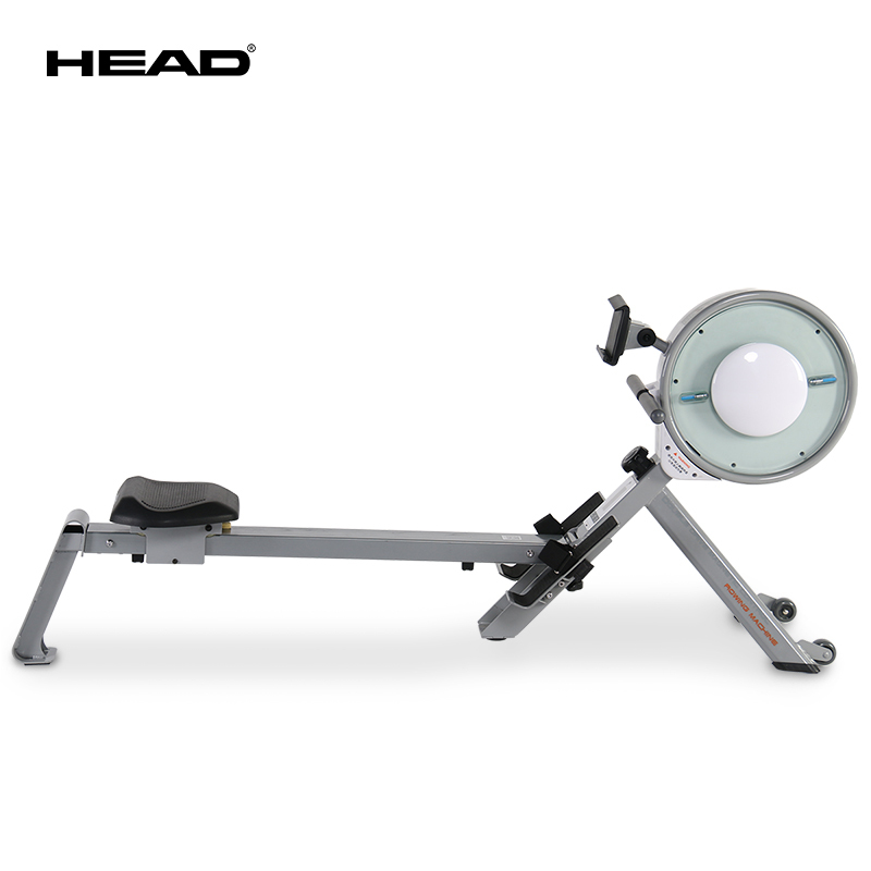 HEAD海德纸牌屋玻璃划船机家用磁控折叠划船器划船健身器材R5