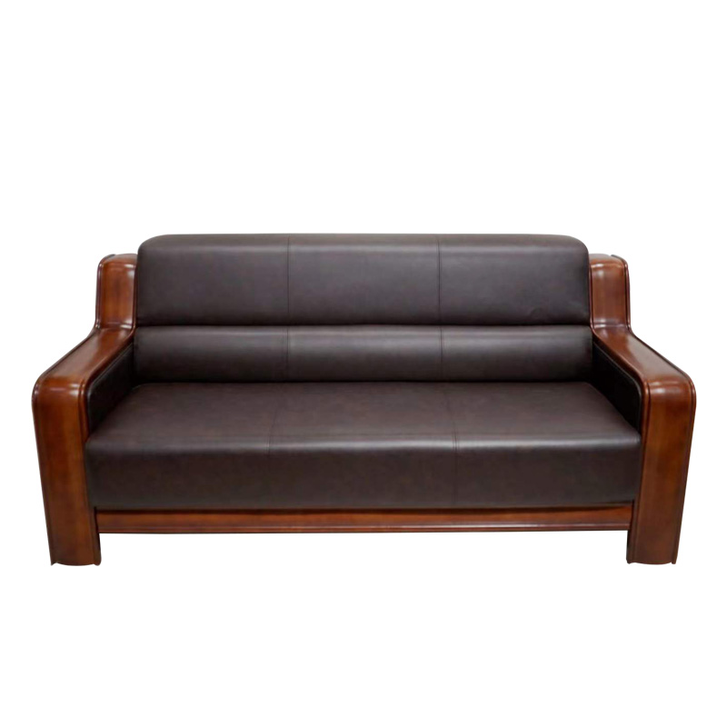 匡大 办公沙发 皮艺沙发 办公室接待沙发 西皮 三人位 KDT662高清大图