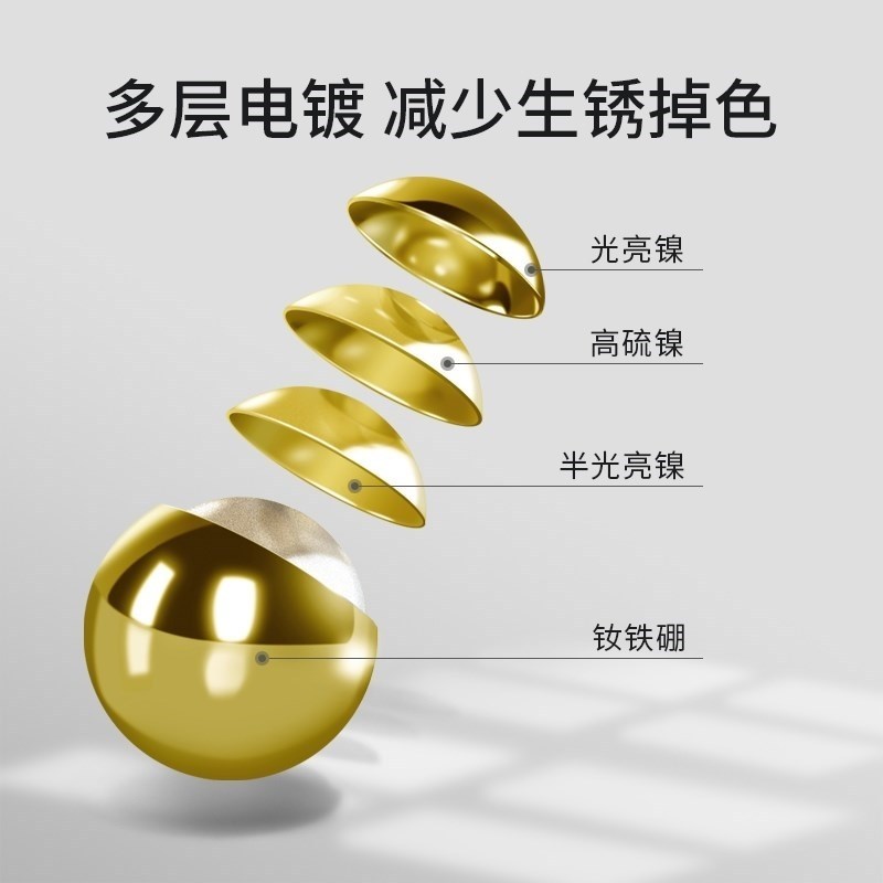 彩色磁力珠吸铁石玩具1000吸力孩子连发开发训练模型小球大小宝宝 彩色十色1000[送铁盒+切卡+布袋