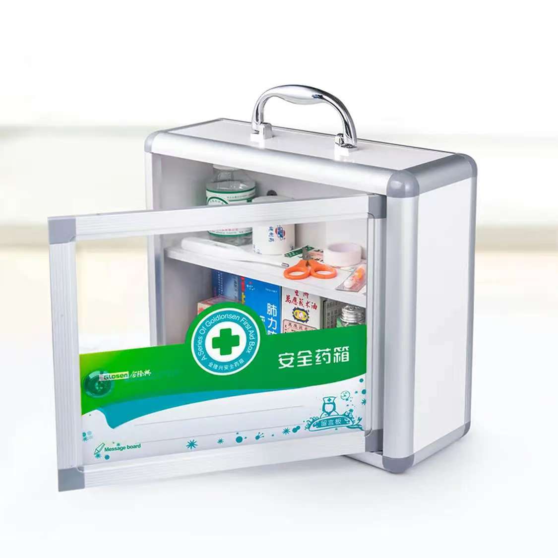 金隆兴 医药收纳箱 应急救柜壁挂式适用社区学校公共场所企业工厂 14.7升