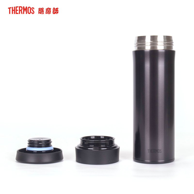 膳魔師(THERMOS)不锈钢保温杯TCMA-550 BK 黑色 550ML 时尚轻便 /304不锈钢