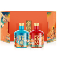 品味·舍得52%vol 500ml ×2(中国神话人物套装之追天者)