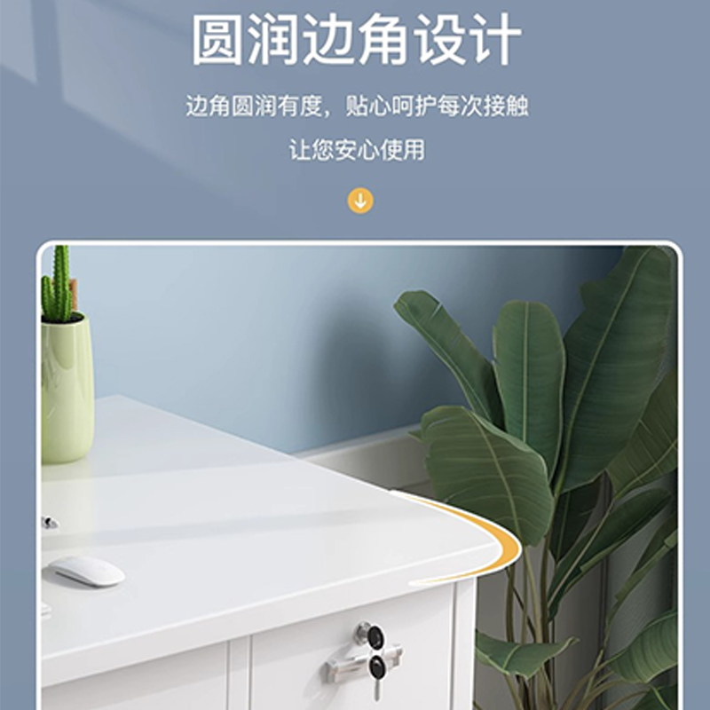 翼澜 木质电脑桌 0.8米 张高清大图