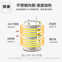 美菱(MELING) 饮水机 家用温热型 食品级304不锈钢内胆 全自动新款双门立式柜式饮水机