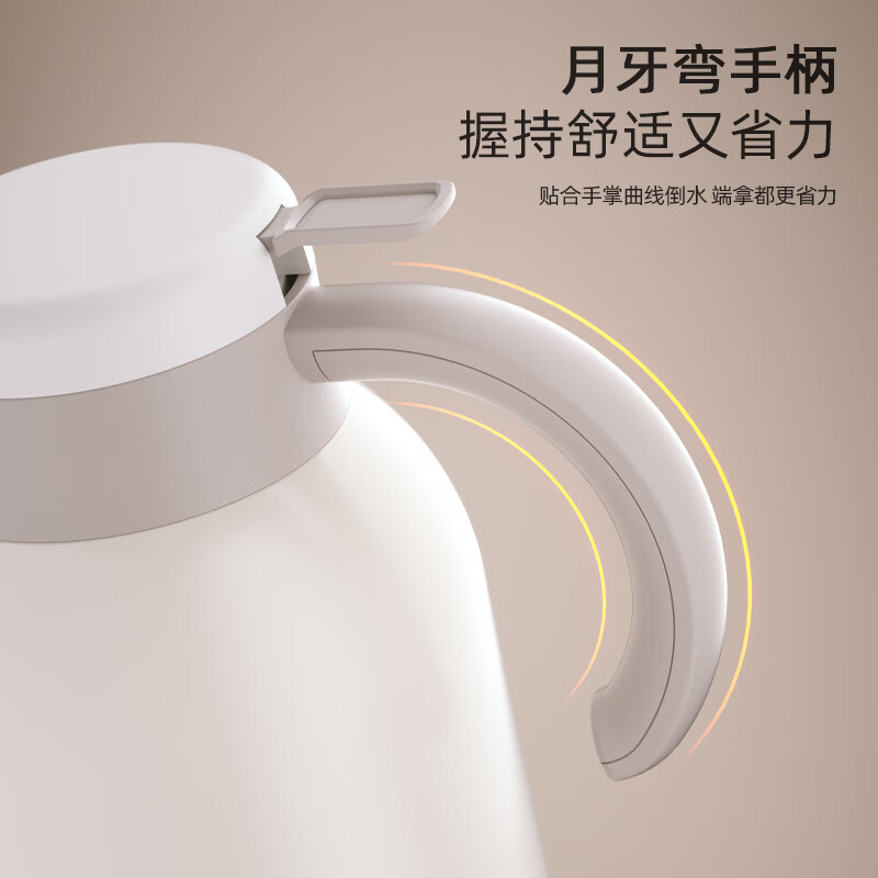 迈卡罗(MACAIIROOS)不锈钢真空保温壶MC-8122HW规格:壶1500mL/内304不锈钢高清大图