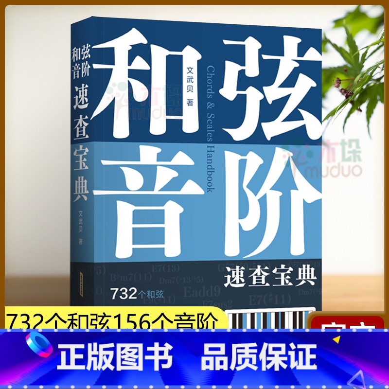 和弦、音阶速查宝典 【正版】 和弦音阶速查宝典 文武贝 超全和弦音阶多维图表 采用六维和弦表四维音阶表 查音阶