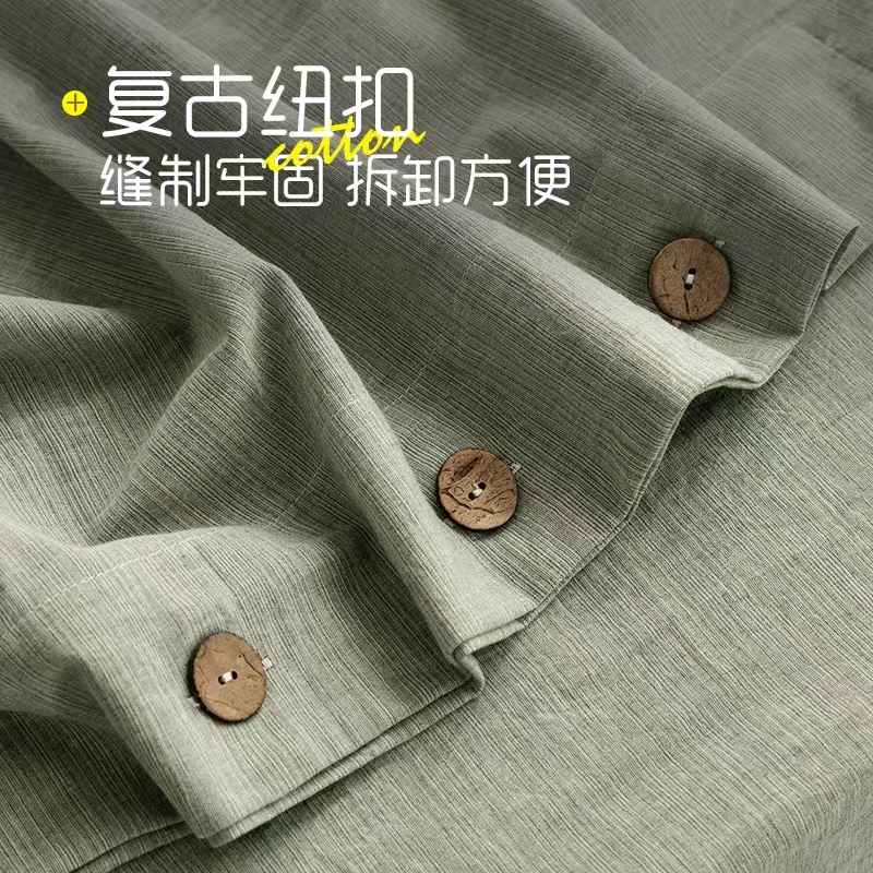 南方生活全棉单枕套日系纯棉枕头套一对装枕芯套单人一只