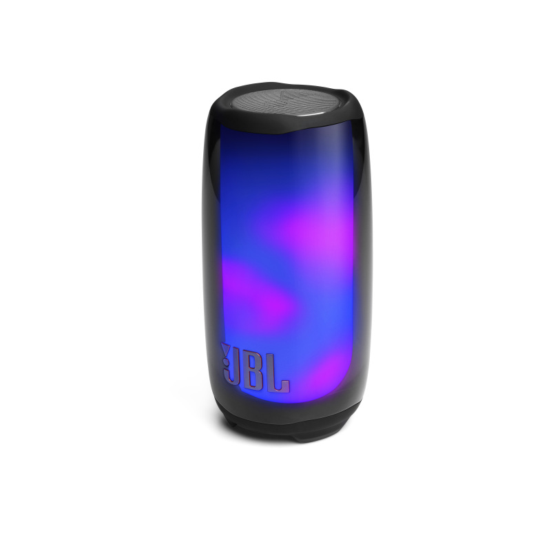 JBL PULSE5 音乐脉动五代 便携式蓝牙音箱 全面屏炫彩小音箱 低音炮 桌面音响 防水防尘 黑色