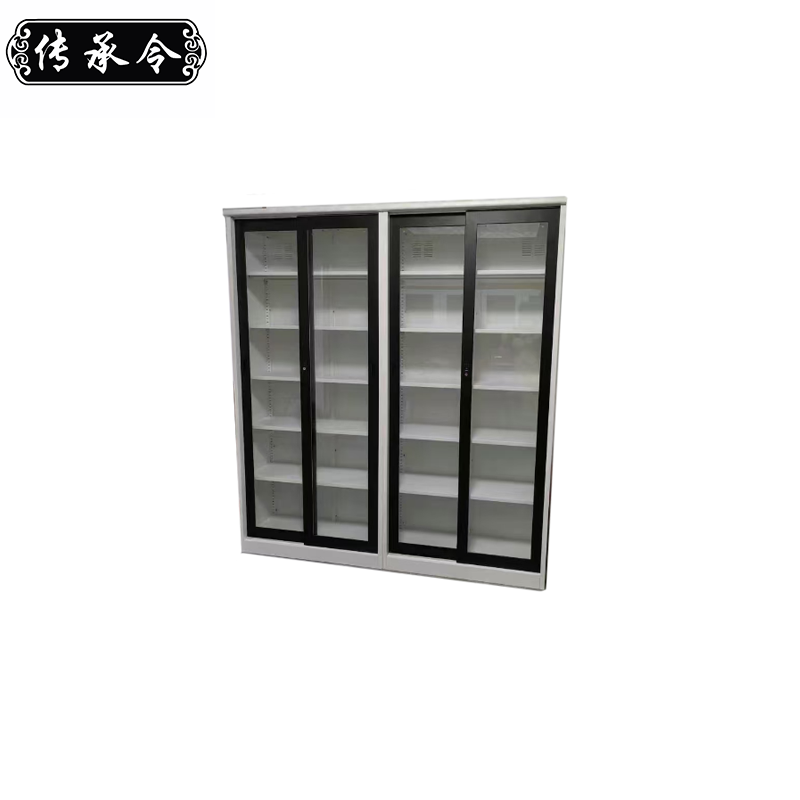 传承令 玻璃门货架 定制 组高清大图