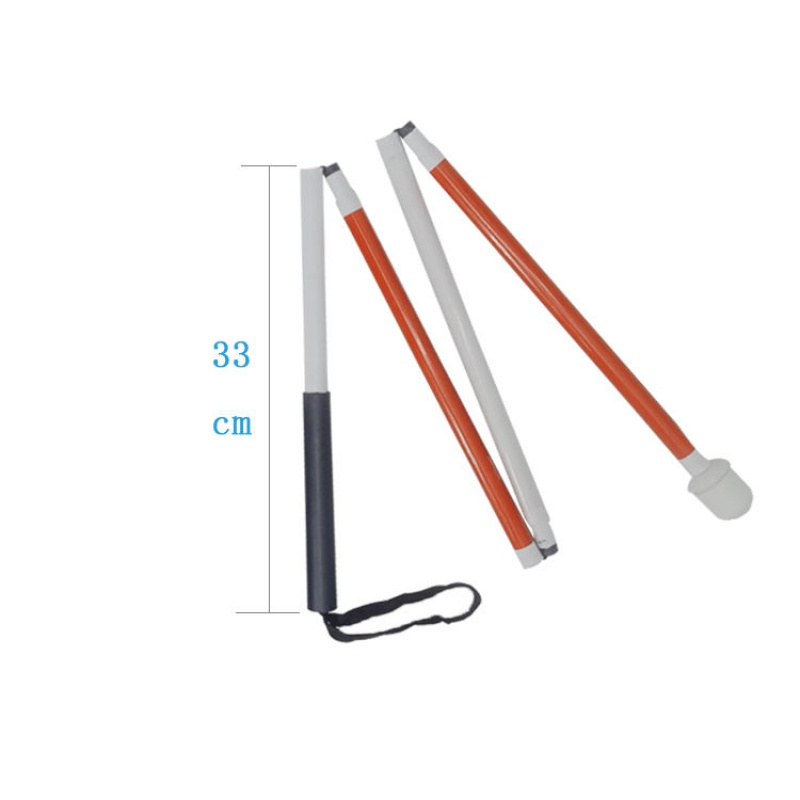 铝合金盲杖折叠导盲杖盲人仗视力缺陷拐杖盲杆拐棍反光膜盲棍导盲铝