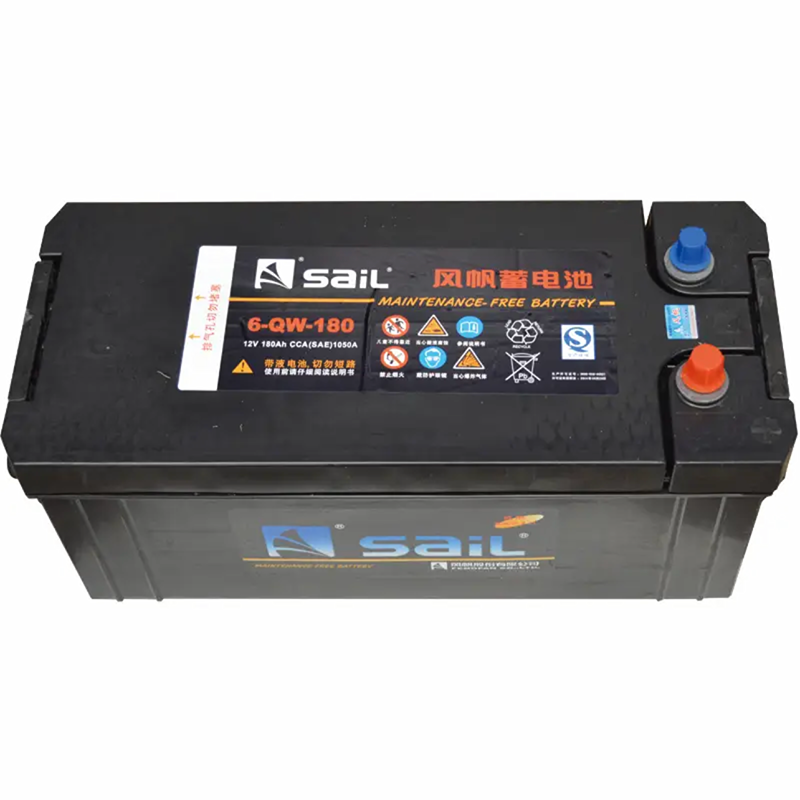 鸿行 风帆汽车电瓶蓄电池 6-QW-180 适用中重型货车 12V 180AH