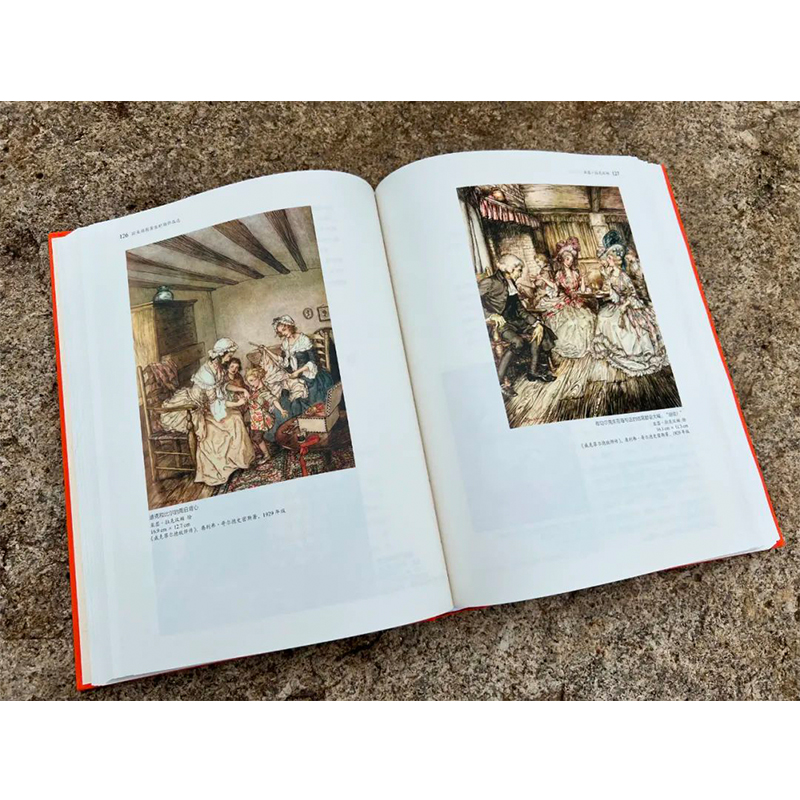 [醉染正版]欧美插图黄金时期作品选 收录了24位插画家及74本插图书约420幅插图 主要讲述民间故事、寓言或神话故事儿童高清大图