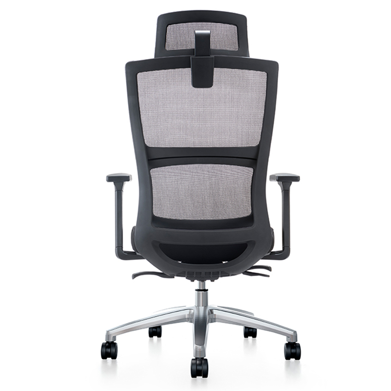 臻远 ZY-7452办公椅人体工学椅职员椅高背网椅转椅高清大图