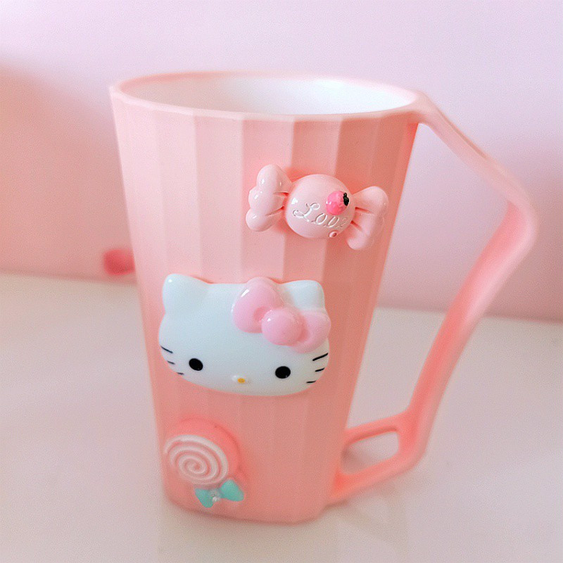 漱口杯可爱韩版家用创意洗漱杯情侣牙杯带手柄牙刷杯女生宿舍牙缸三维