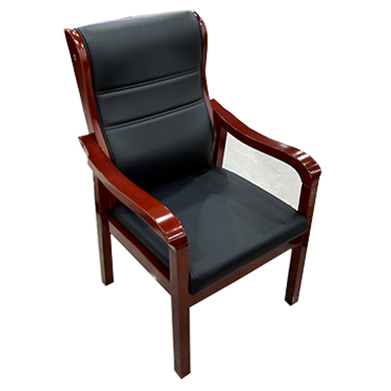 苏悦丰会议椅现代椅子皮面靠背椅耳朵椅