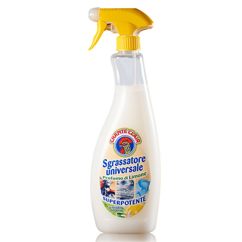 意大利进口公鸡头domol 大公鸡管家油污清洗剂去油污厨房清洁抽油烟机清洗油烟净去油渍强力 柠檬香600ml