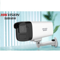 海康威视 200W高清红外内置拾音筒型监控摄像头 DS-IPC-B12HV3-IA(PoE) 6mm +支架